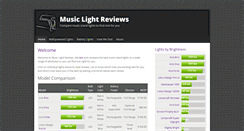 Desktop Screenshot of musiclightreviews.com